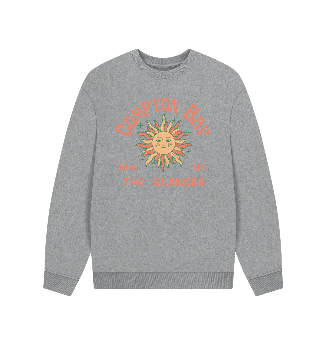 Athletic Grey Compton Bay - Unisex Oversized Style Sweatshirt