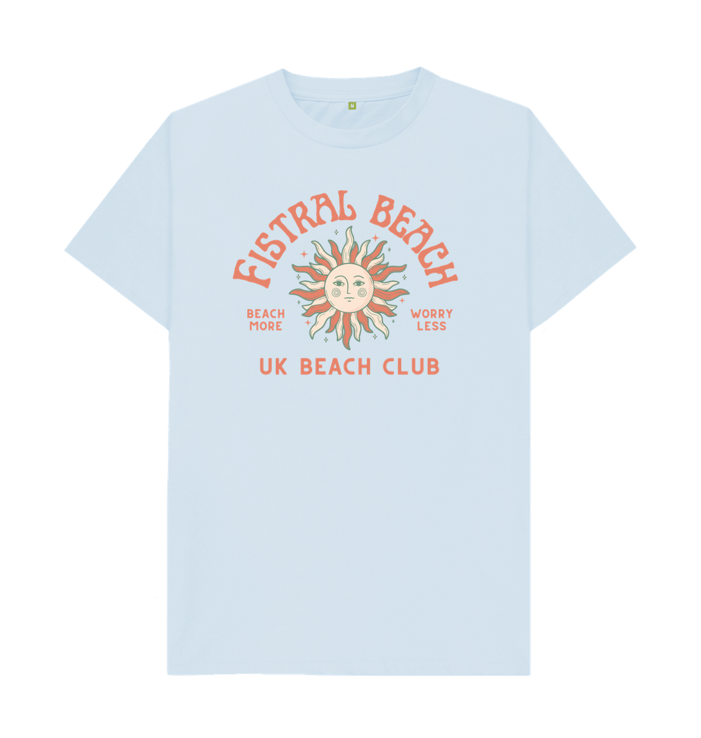 Sky Blue Printed T-shirt