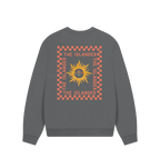 Checkerboard The Islander  - Women's Oversized Style Sweatshirt - Print Back and Front