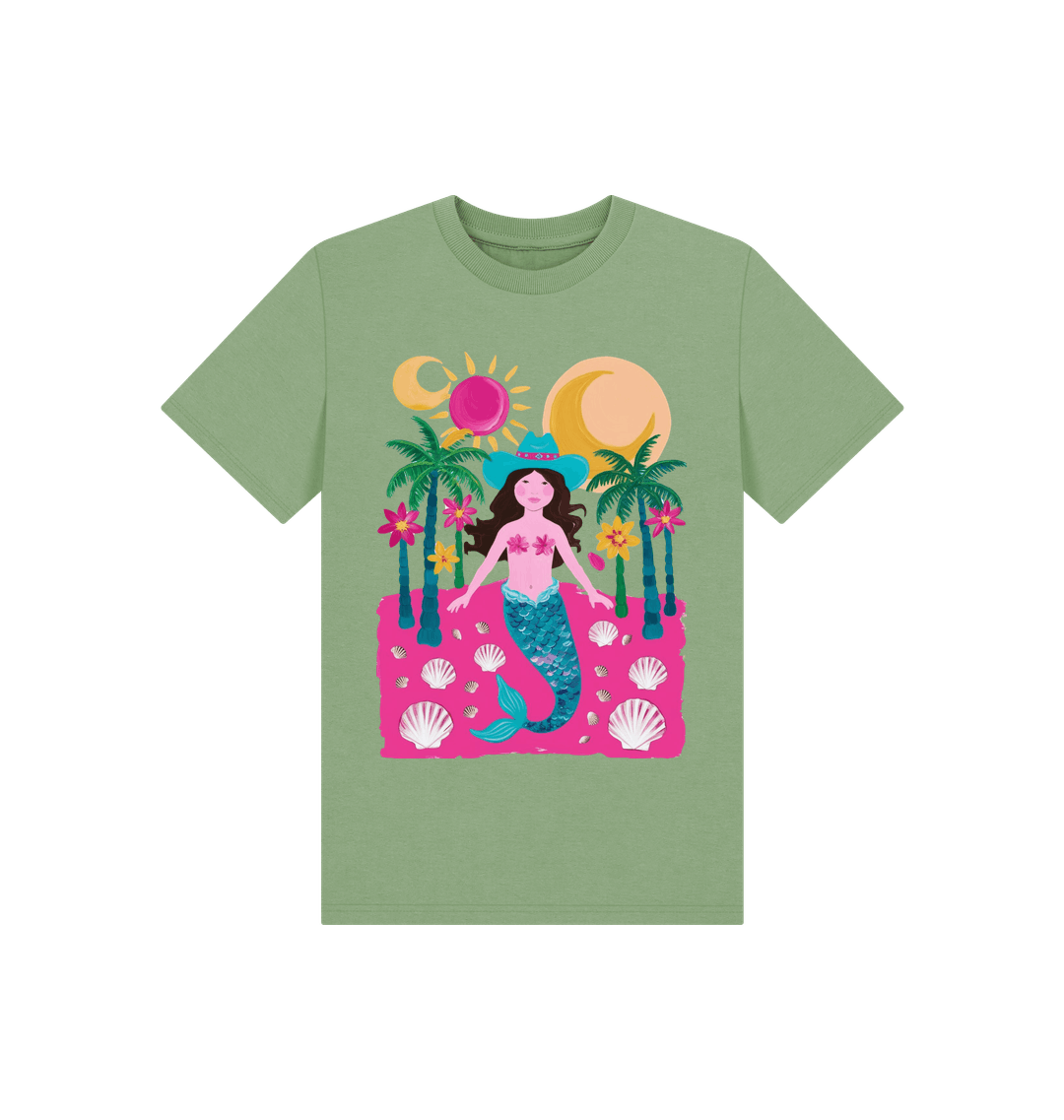 Sage Printed Kids T-Shirt