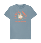 Stone Blue Printed T-shirt