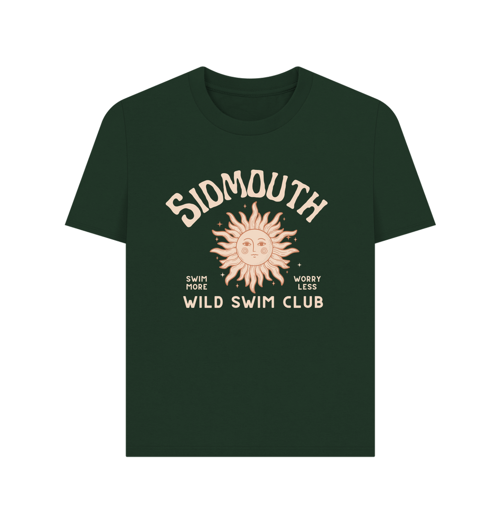 Evergreen Sidmouth - Wild Swim - Women's T Shirt - Wild Swimmer Gift