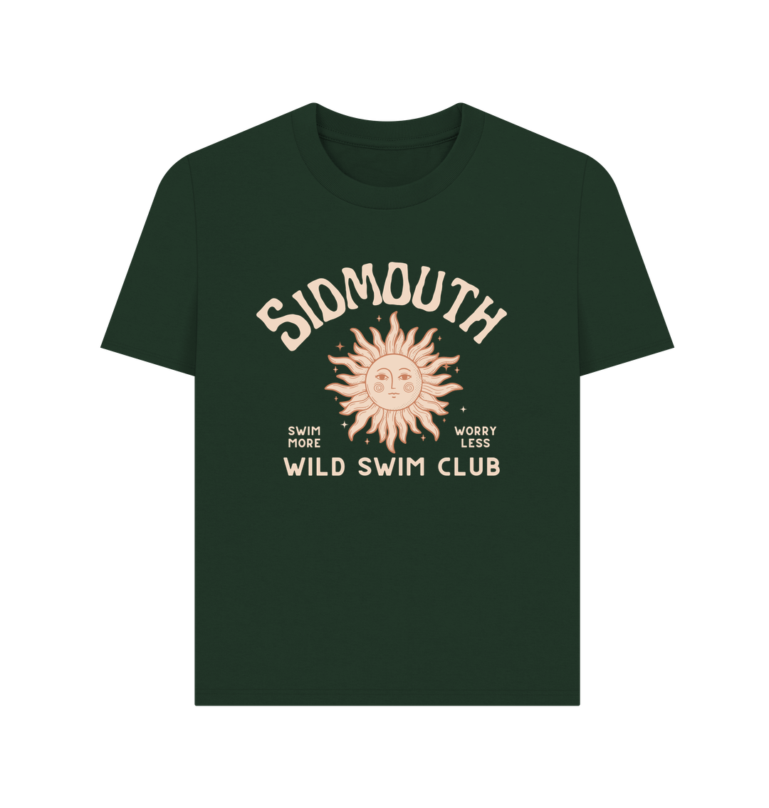 Evergreen Sidmouth - Wild Swim - Women's T Shirt - Wild Swimmer Gift