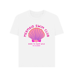 White Mermaid Swim Club - Pink Wild Swim Club - Women's T Shirt