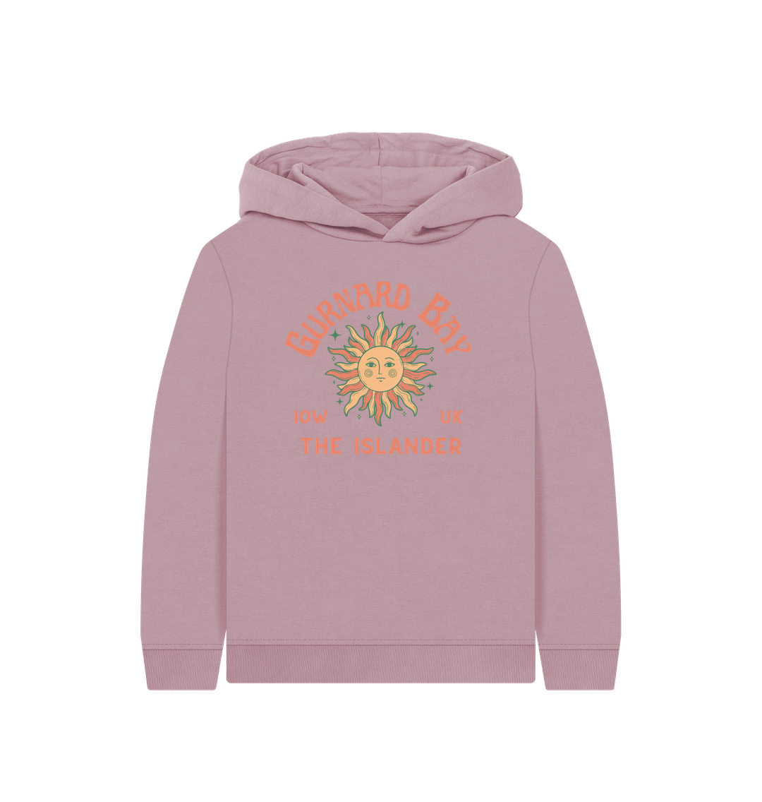 Mauve Kids Hoody - Gurnard Bay - Sunshine - The Islander - Isle of Wight