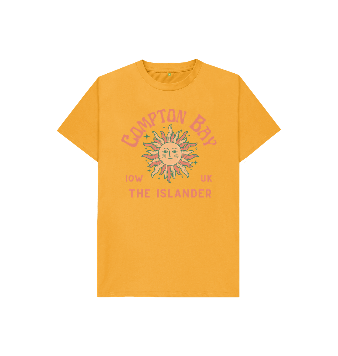 Mustard Compton Bay - Kids Tshirt - The Islander - 100% Organic Cotton