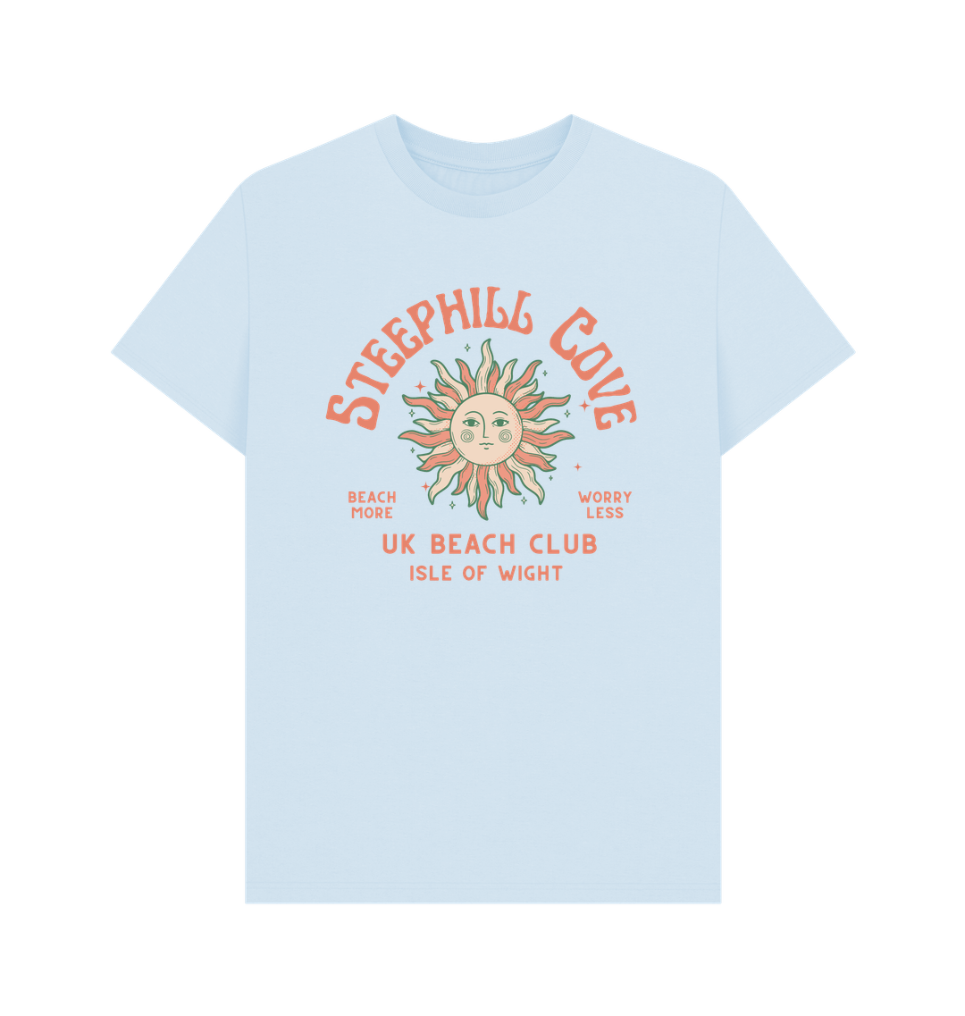 Sky Blue Printed T-shirt