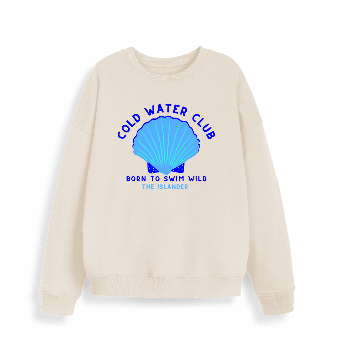 Natural Raw Cold Water Club - Women's Oversized Style Sweatshirt