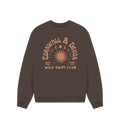 Chocolate Cornwall and Devon - Women's Oversized Style Sweatshirt - Wild Swim Club