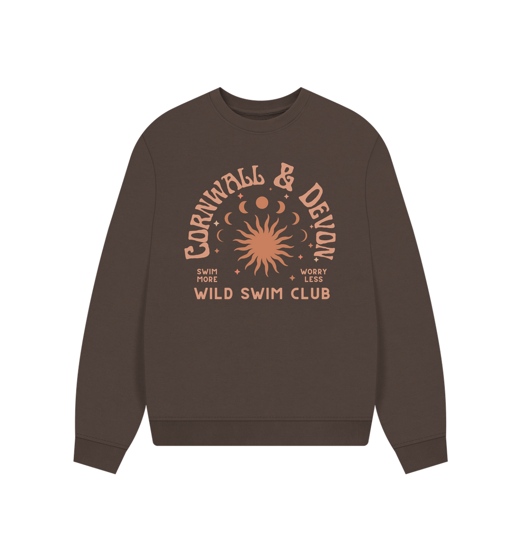 Chocolate Printed Sweater