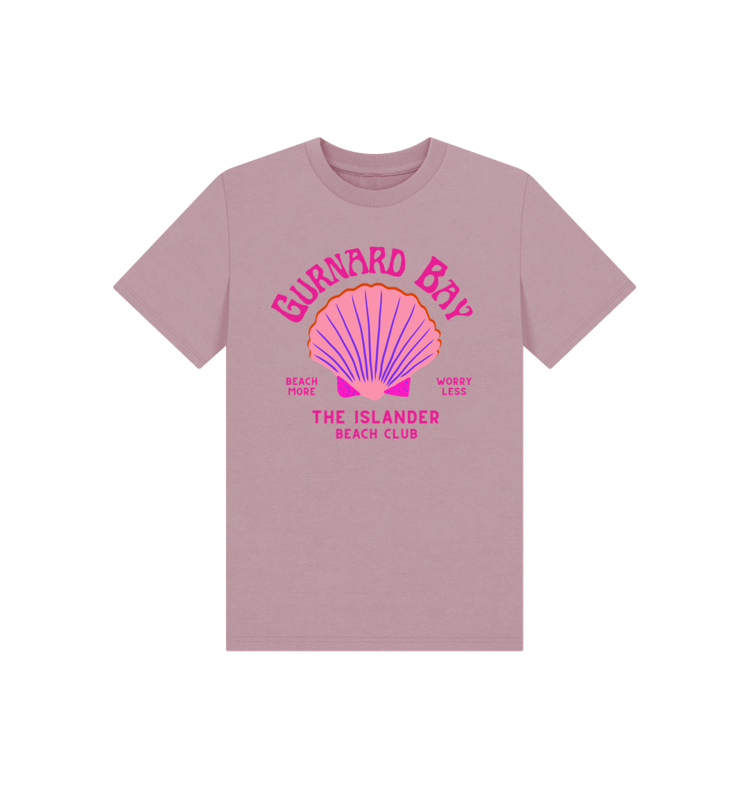 Mauve Gurnard Bay - Pink Beach Club - Kids T Shirt