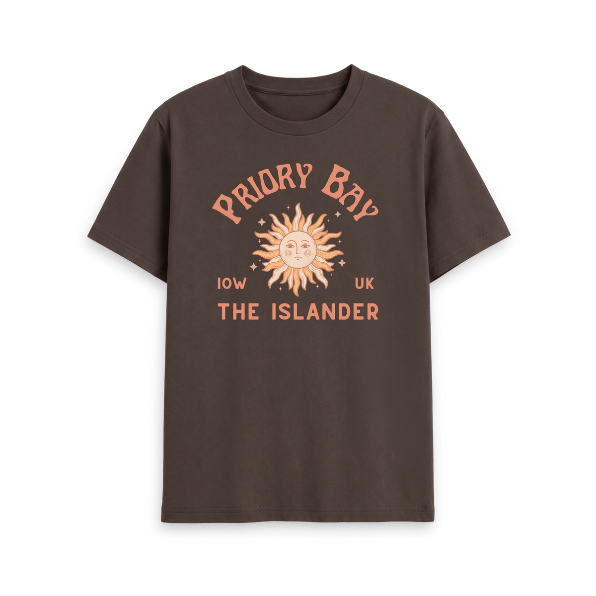 Chocolate Printed T-shirt Front