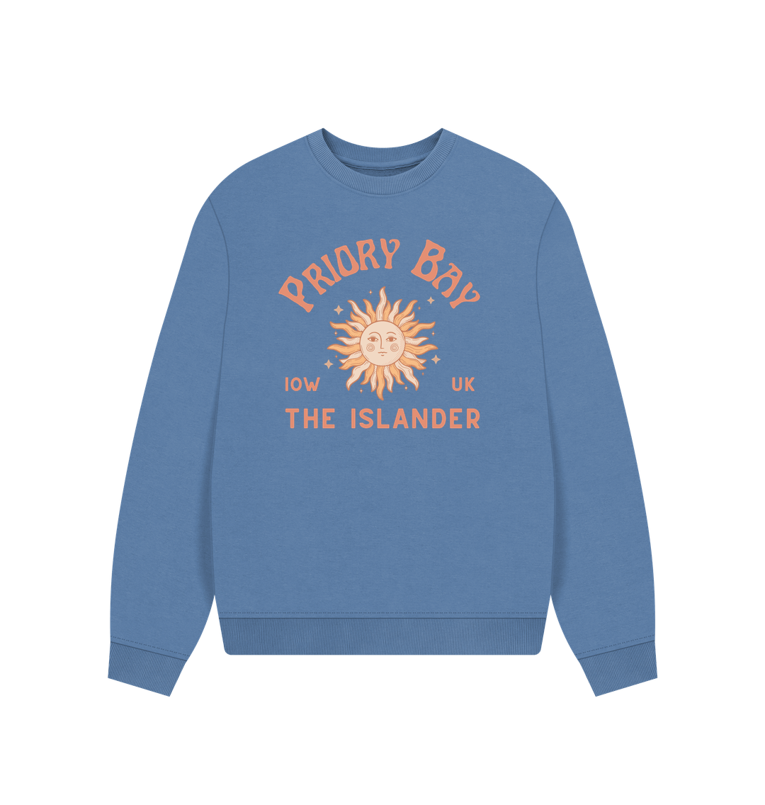 Solent Priory Bay - Women's Oversized Sweatshirt - The Islander