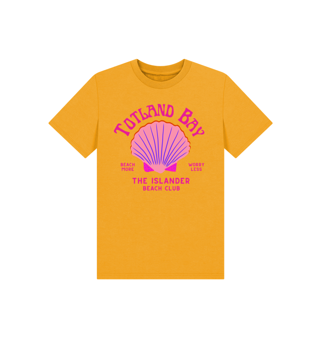 Mustard Totland Bay - Pink Beach Club - Kids T Shirt