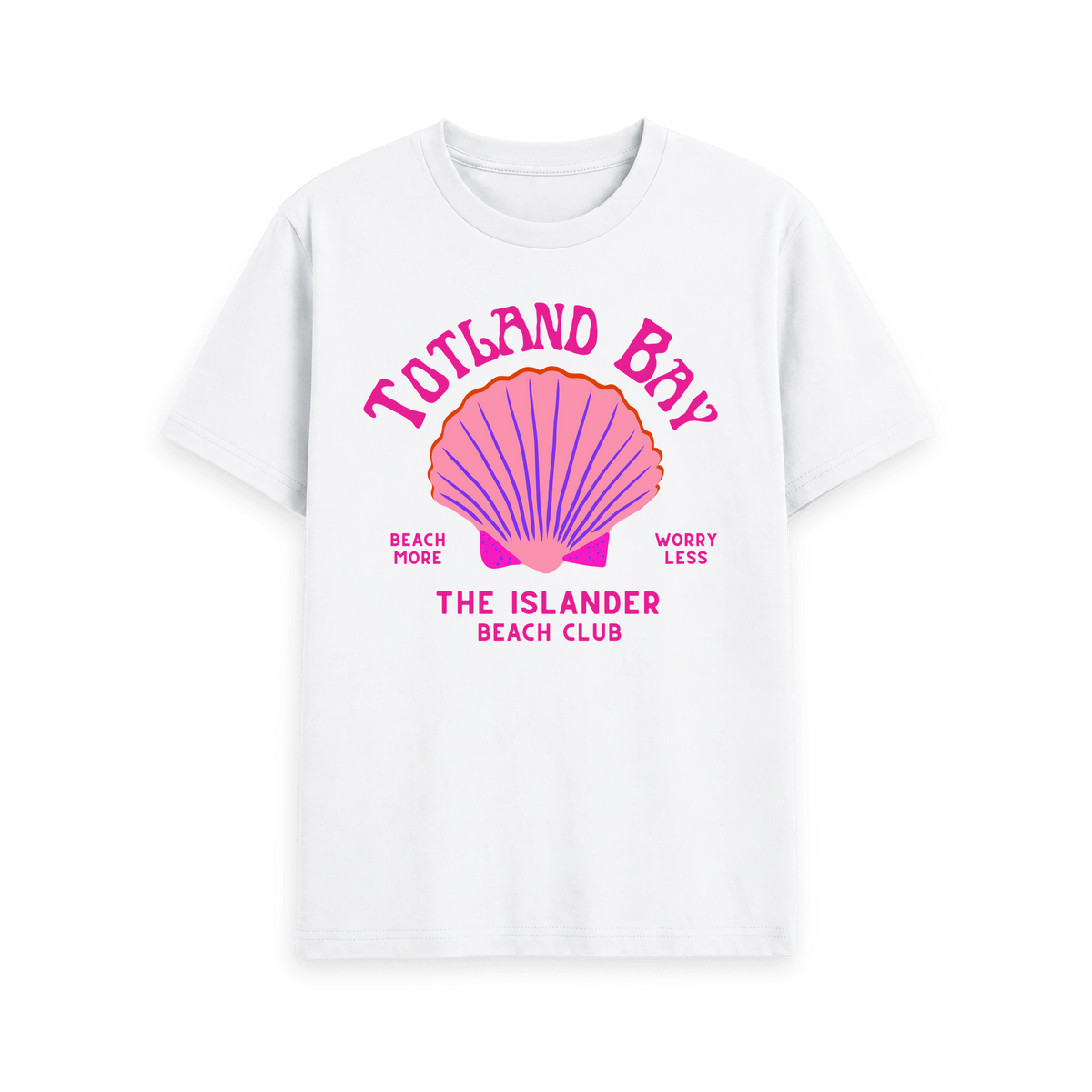White Printed T-shirt Front