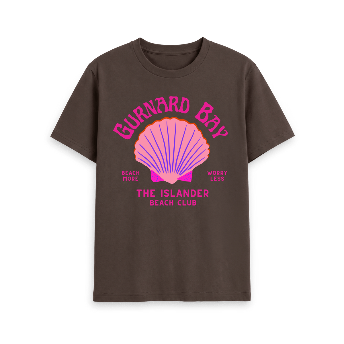 Chocolate Printed T-shirt Front