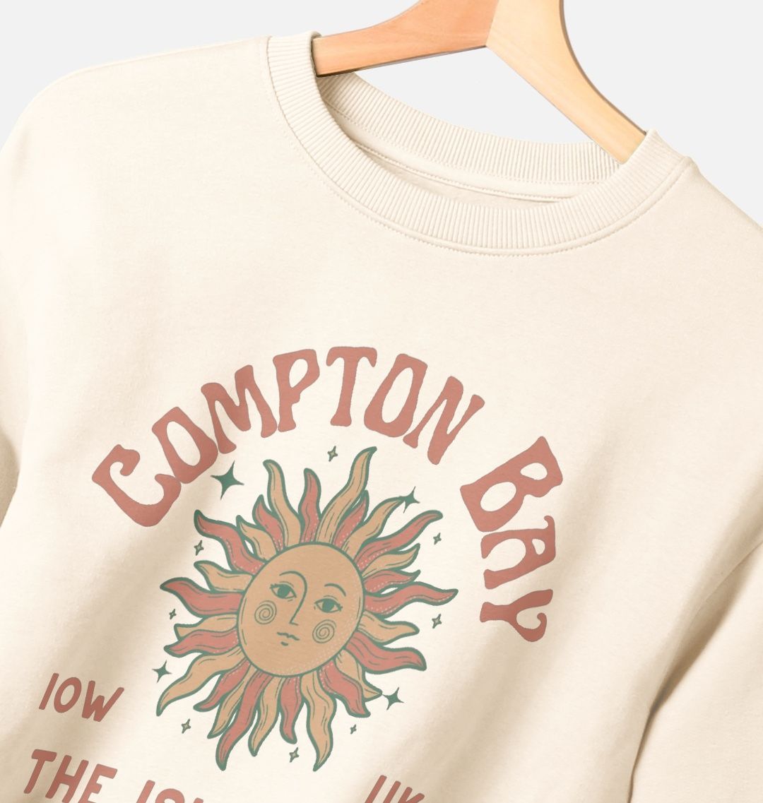 Compton Bay - Women's oversized sweatshirt - Sunshine and stars - The Islander