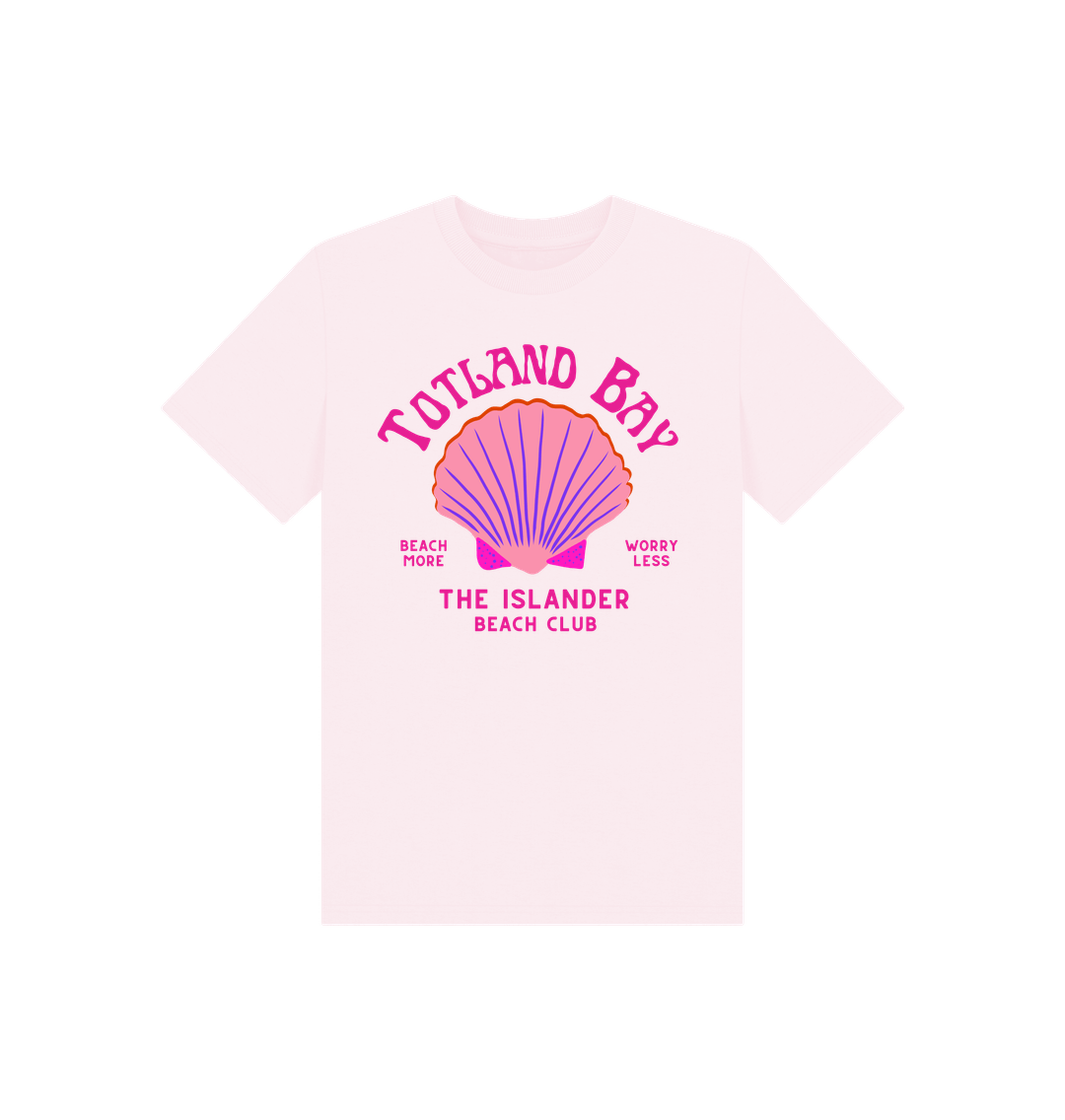 Pink Totland Bay - Pink Beach Club - Kids T Shirt