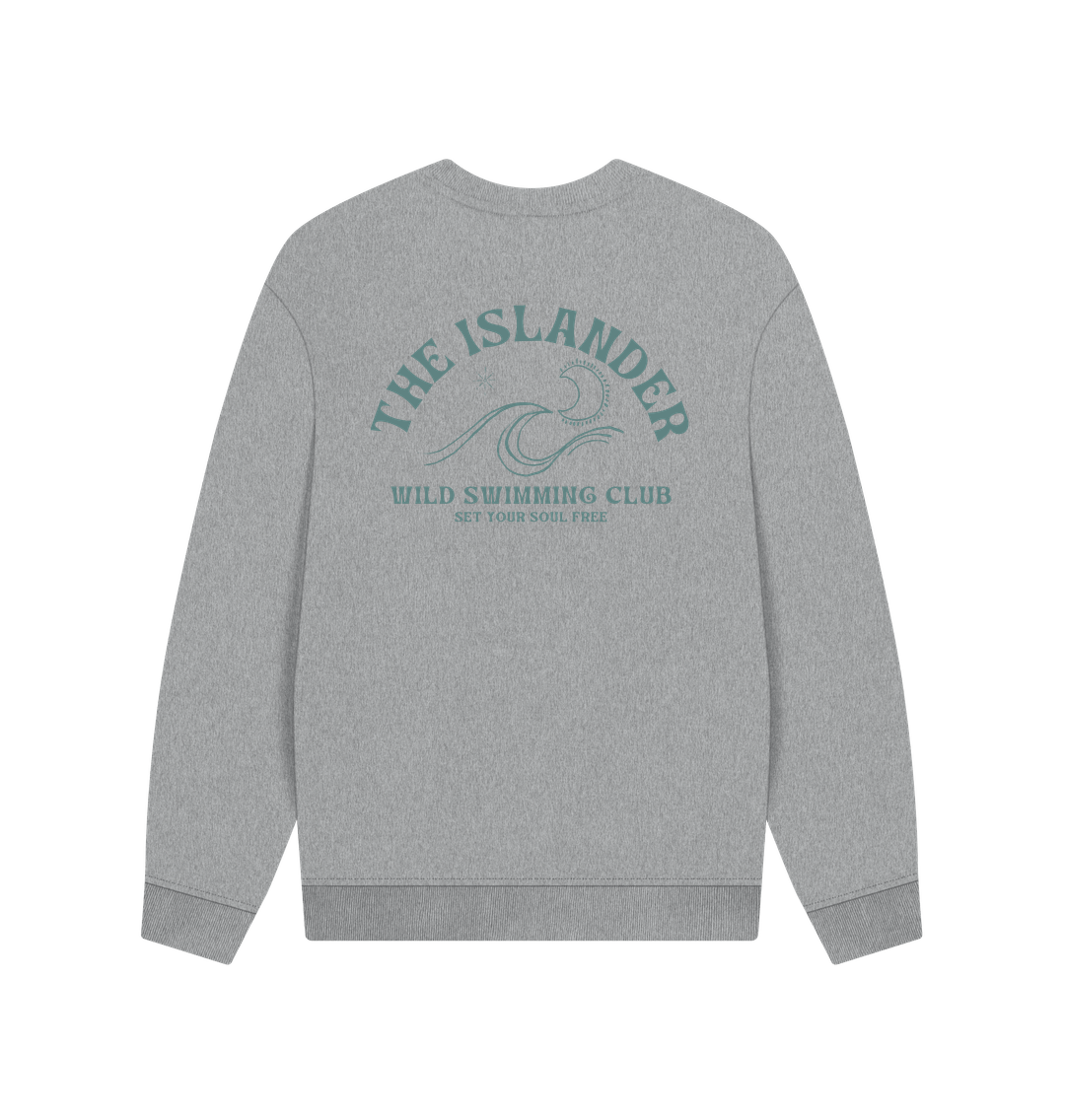 Wild Swimming Club - Set Your Soul Free - Unisex Oversized Style Sweatshirt