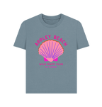 Stone Blue Appley Beach - Pink Wild Swim Club - Women's T Shirt