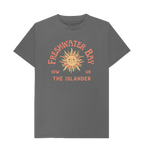 Slate Grey Freshwater Bay - Mens\/Unisex Tshirt - Sunshine and stars - The Islander