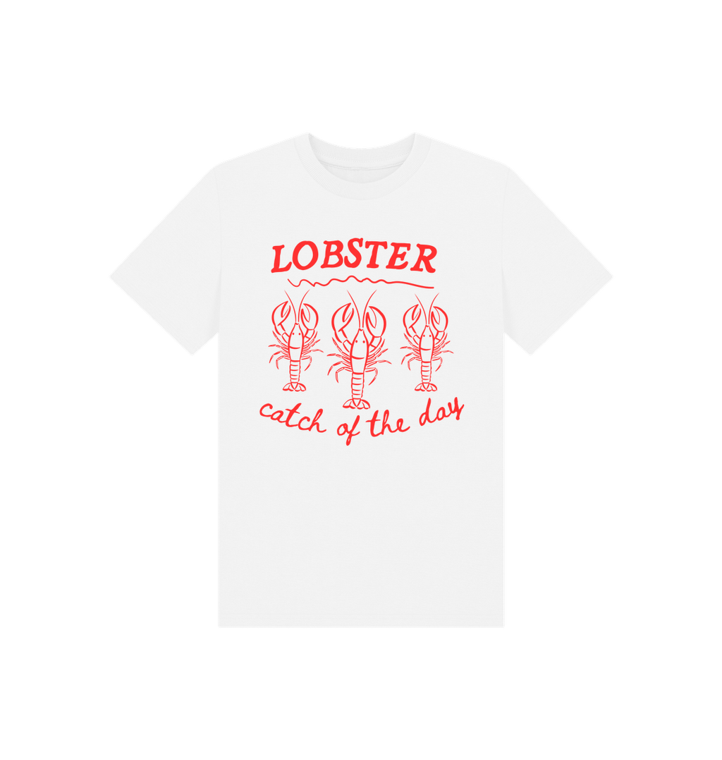 White Printed Kids T-Shirt