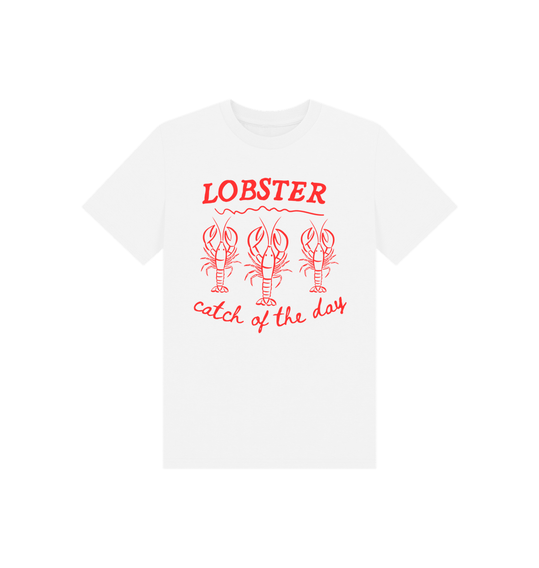 White Printed Kids T-Shirt