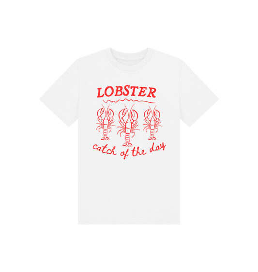 White Printed Kids T-Shirt