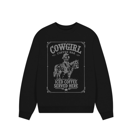Black Printed Sweater