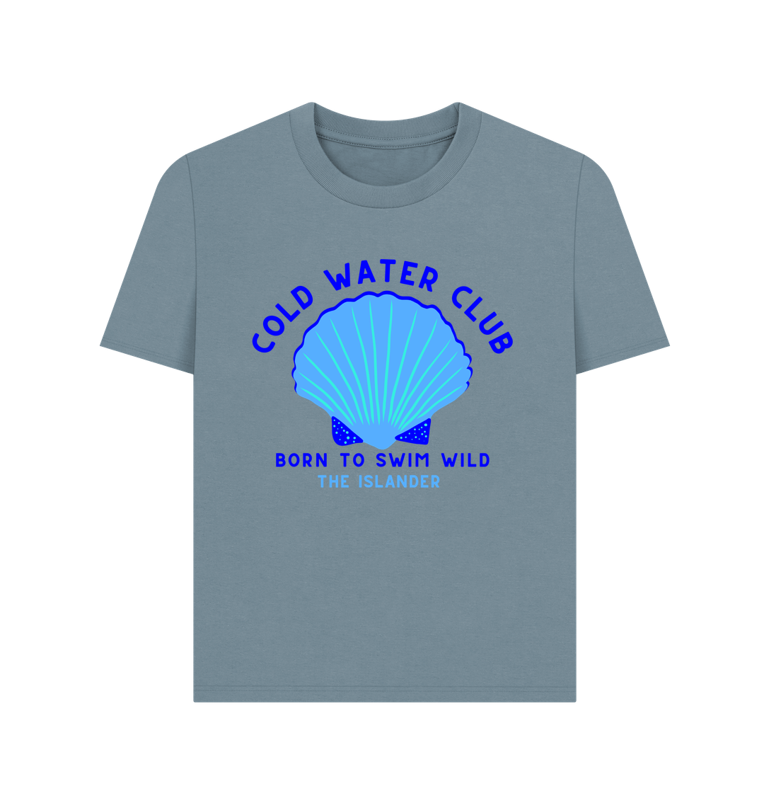 Stone Blue Cold Water Club - Blue Wild Swim - Women's T Shirt