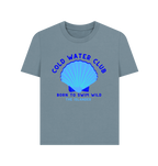 Stone Blue Printed T-shirt