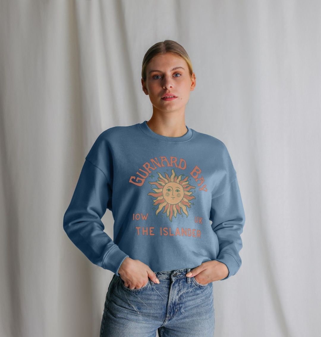 Gurnard Bay- Women's oversized sweatshirt - Sunshine and stars - The Islander