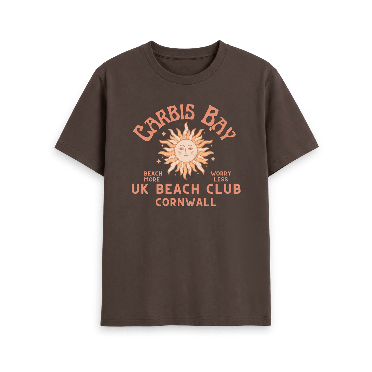 Chocolate Printed T-shirt Front