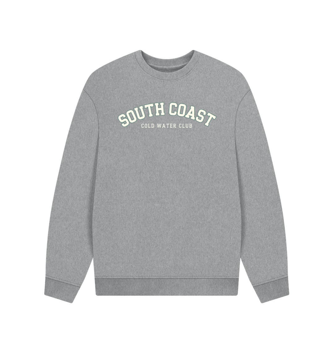 Athletic Grey South Coast Cold Water Club - Unisex Oversized Sweatshirt