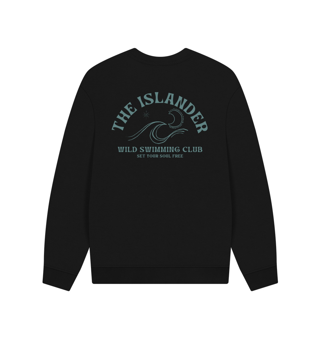 Wild Swimming Club - Set Your Soul Free - Unisex Oversized Style Sweatshirt