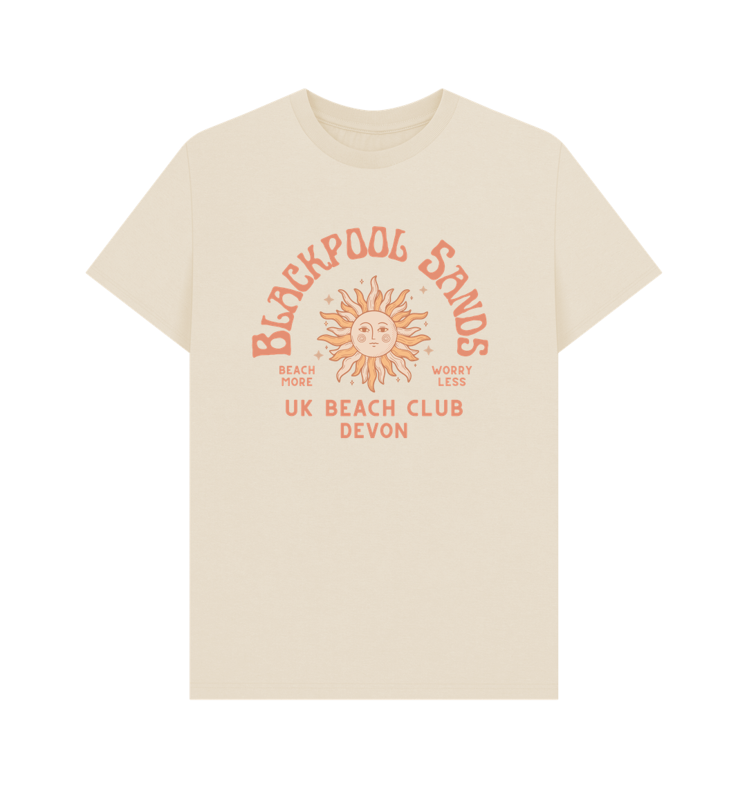 Oat Blackpool Sands -  UK Beach Club- Devon - Unisex Tshirt - The Islander