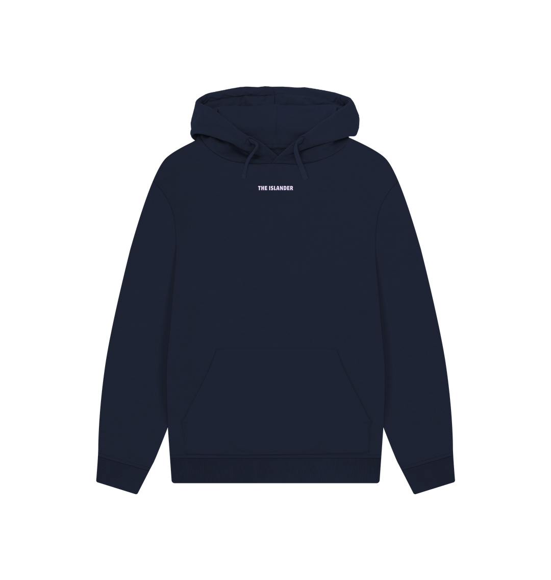 Navy South Coast - Unisex Oversized Fit Hoodie - Organic Cotton- The Islander