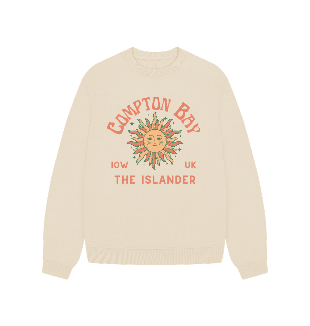 Oat Compton Bay - Women's oversized sweatshirt - Sunshine and stars - The Islander