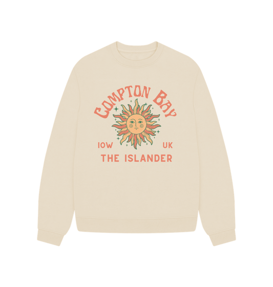 Oat Compton Bay - Women's oversized sweatshirt - Sunshine and stars - The Islander