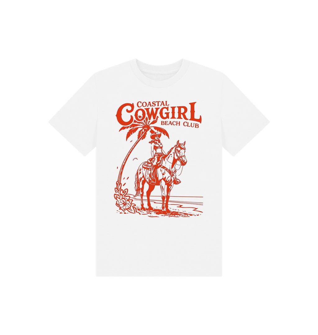 White Printed Kids T-Shirt