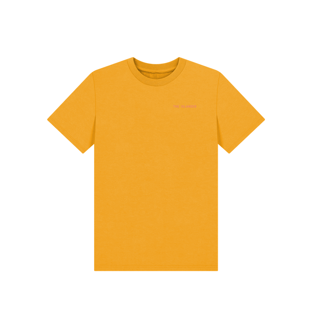 Mustard Compton Bay - Kids T Shirt -  Organic Cotton - Printed Back and Front