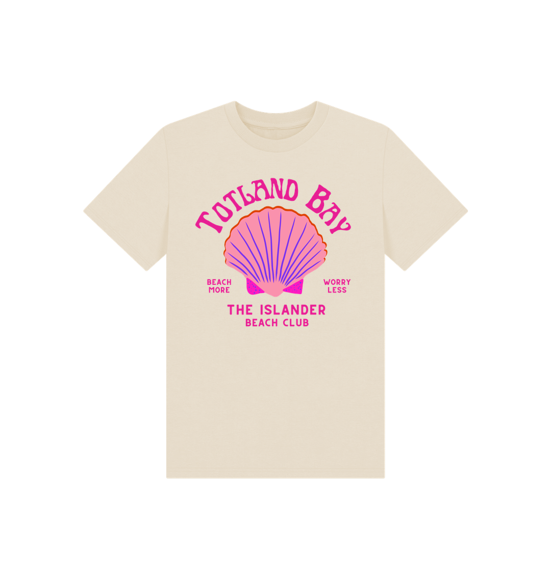 Oat Totland Bay - Pink Beach Club - Kids T Shirt