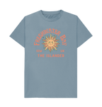 Stone Blue Printed T-shirt