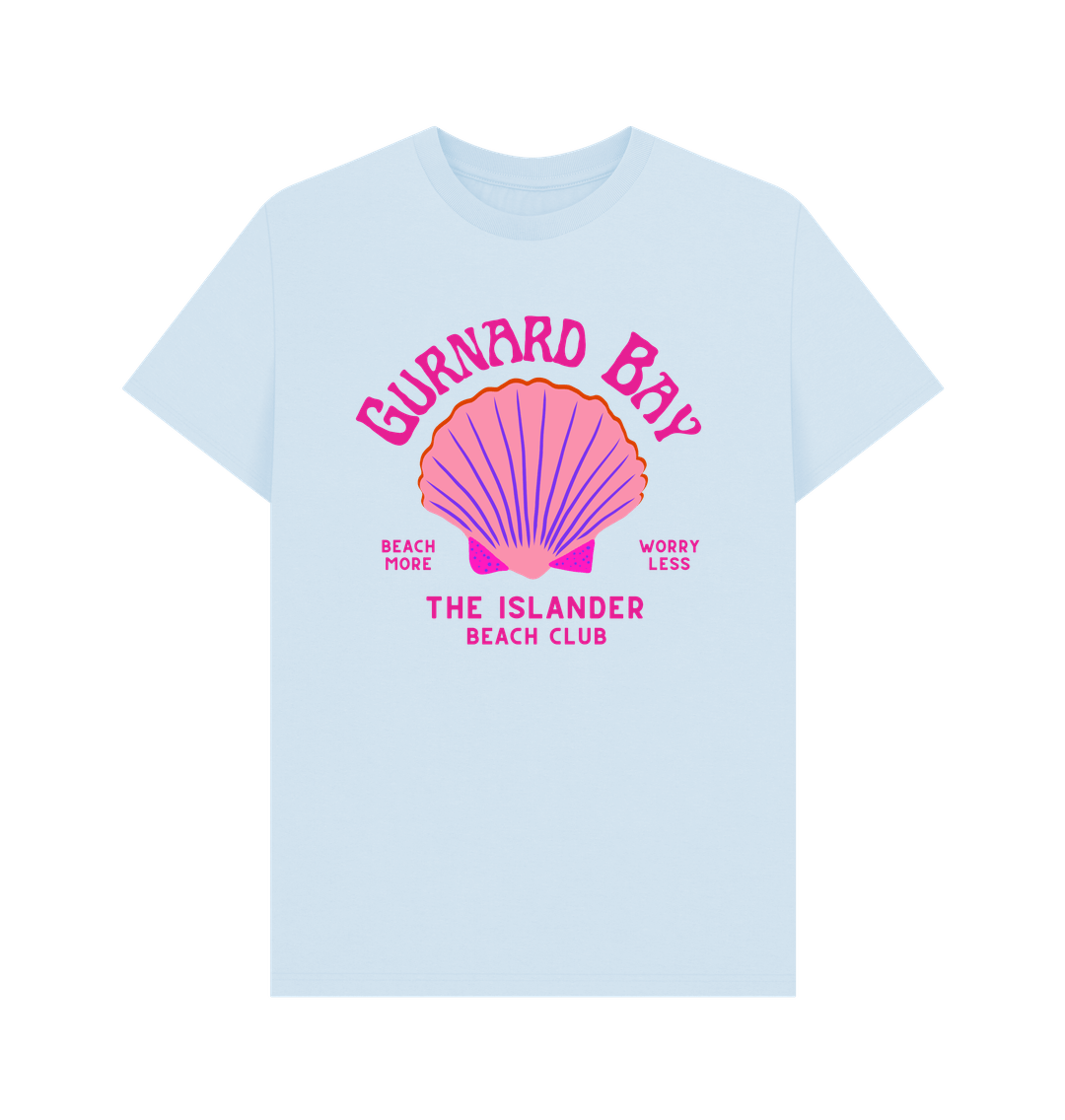 Sky Blue Gurnard Bay - Pink Beach Club - Unisex T Shirt