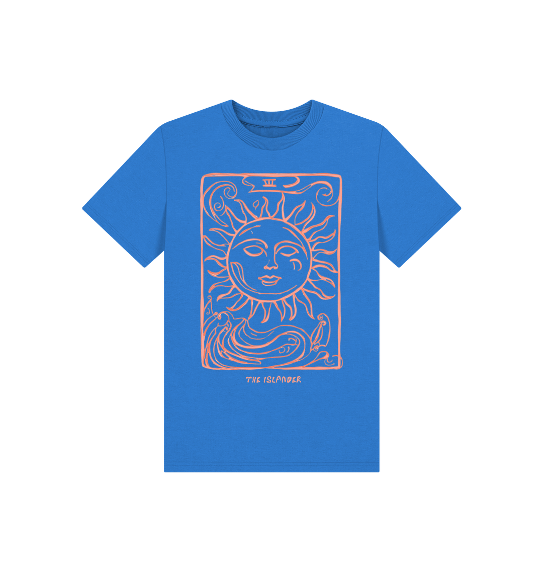 Bright Blue Printed Kids T-Shirt