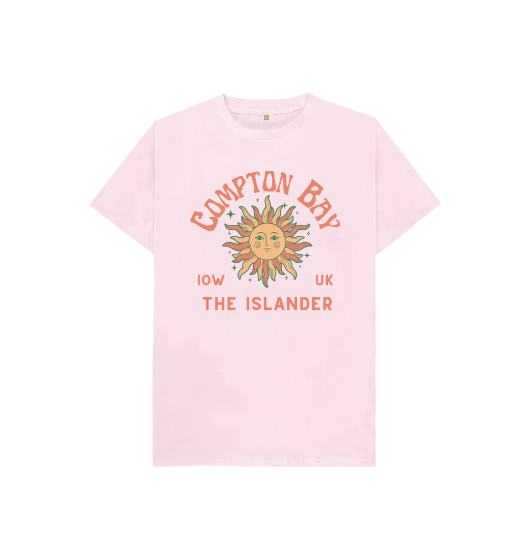 Pink Compton Bay - Kids Tshirt - The Islander - 100% Organic Cotton