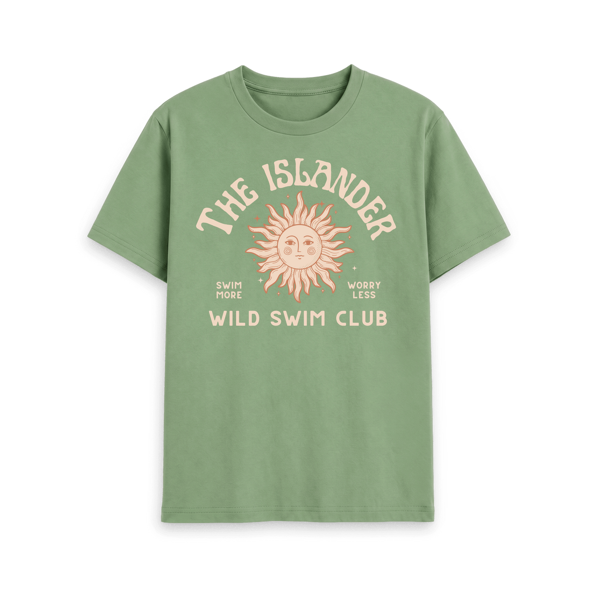 Sage Printed T-shirt Front