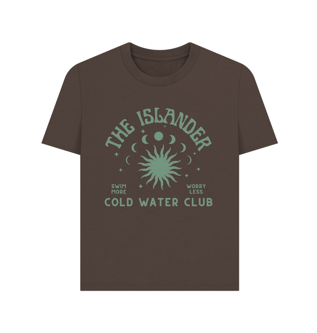Chocolate Cold Water Club - Women's T Shirt - Cold Water Swimming\/Wild Swimming