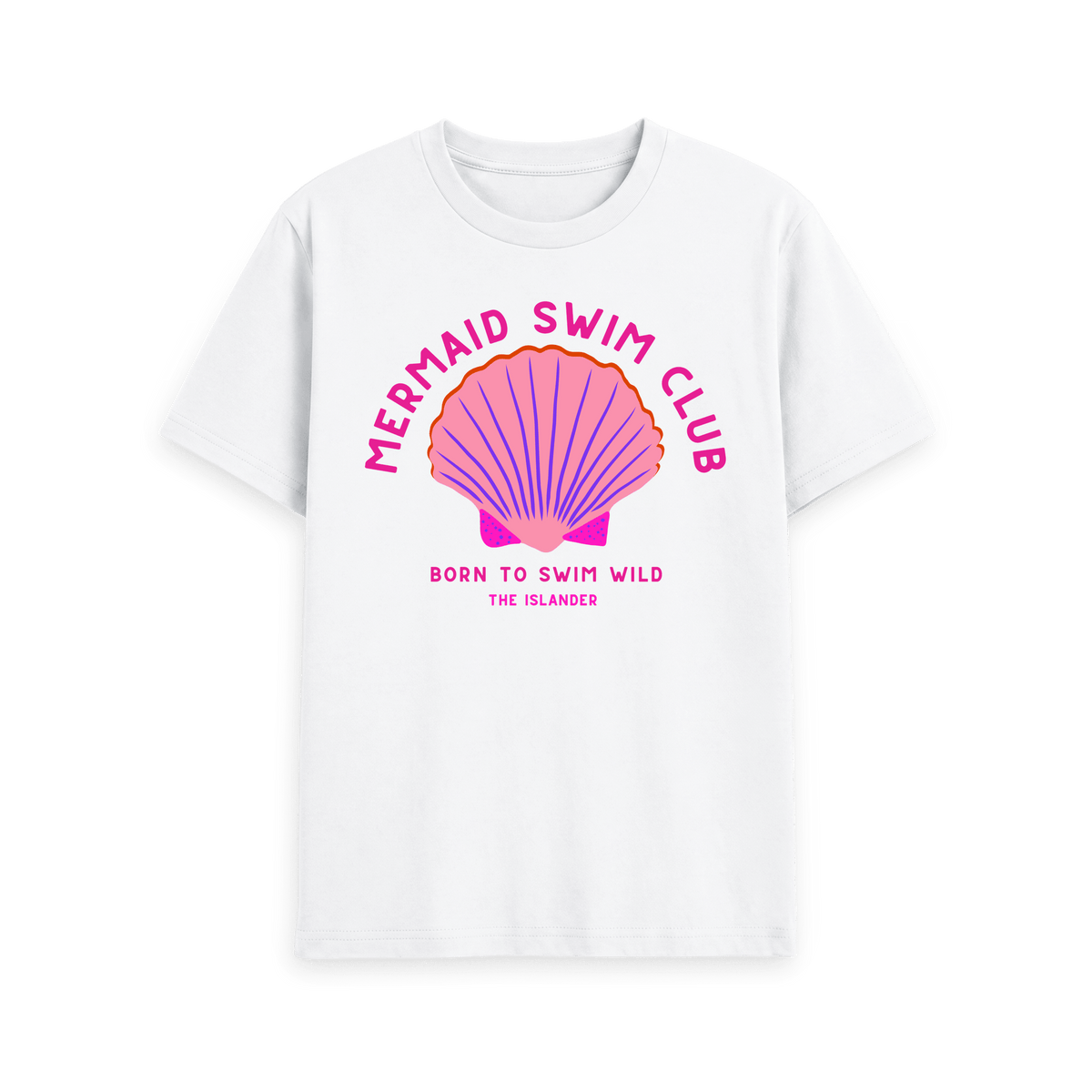 White Printed T-shirt Front