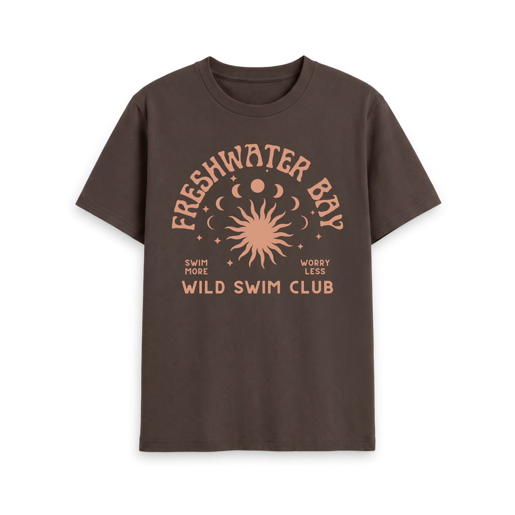 Chocolate Printed T-shirt Front